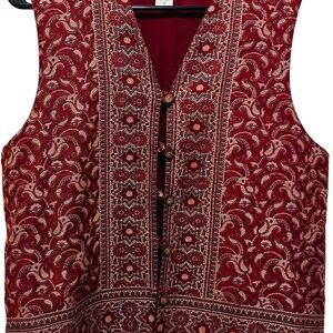 ORVIS Ethnic vest, Rayon, Women: Med, Add color to your outfits!